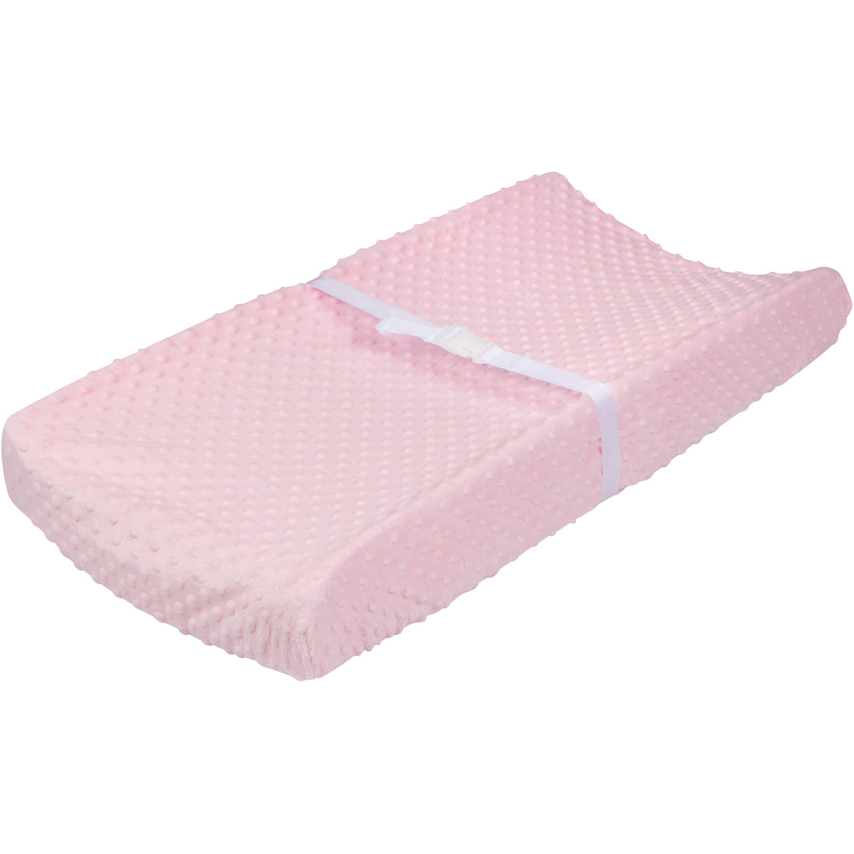 Baby Girls Dotted Pink Changing Pad Cover