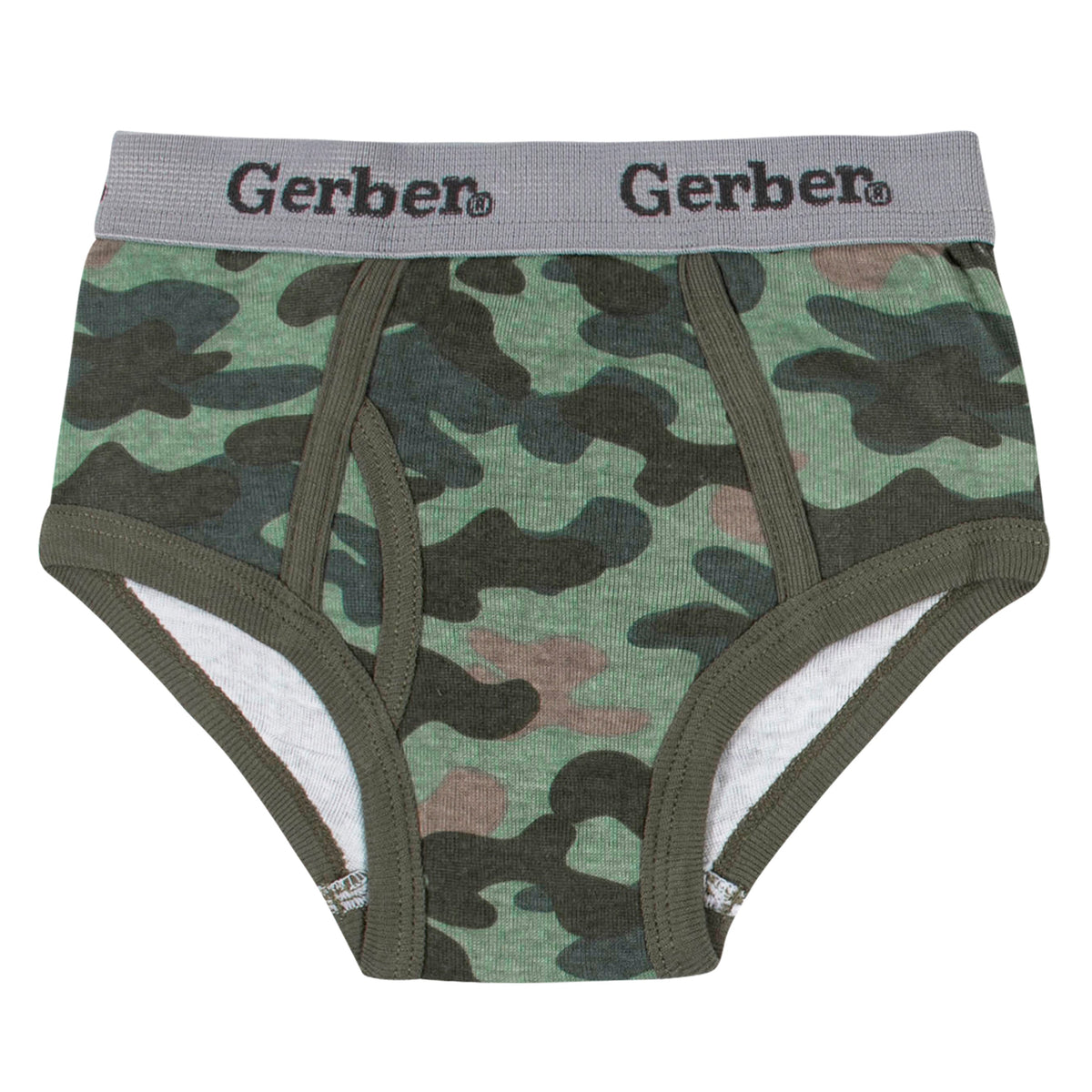 7-Pack Toddler Boys Camo Briefs, view 2