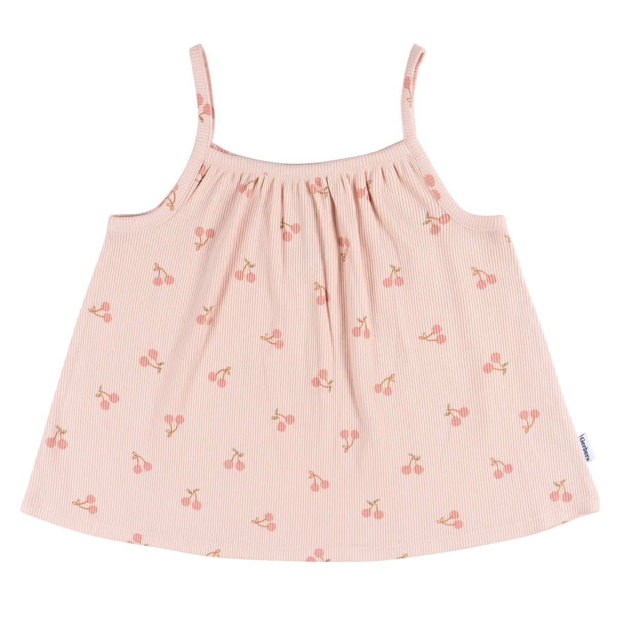 2-Piece Infant and Toddler Girls Cherries Tank Top & Shorts Set, view 2