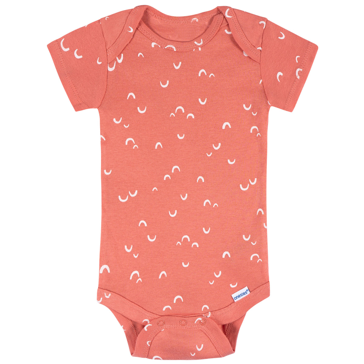 8-Pack Baby Girls Cool Snacks Short Sleeve Onesies Bodysuits, view 8