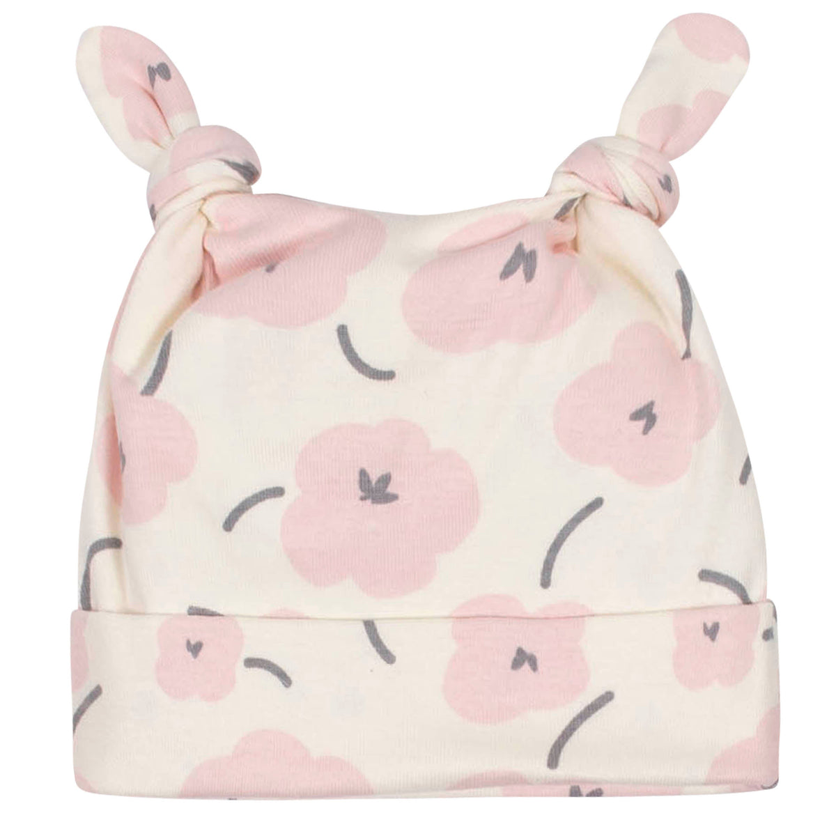 2-Piece Baby Girls Bunny Coverall and Cap Set, view 2