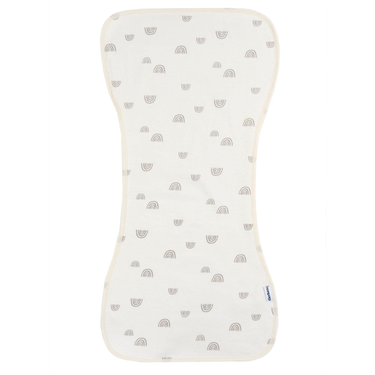 5-Pack Baby Girls Pink Rainbows Burpcloth, view 2