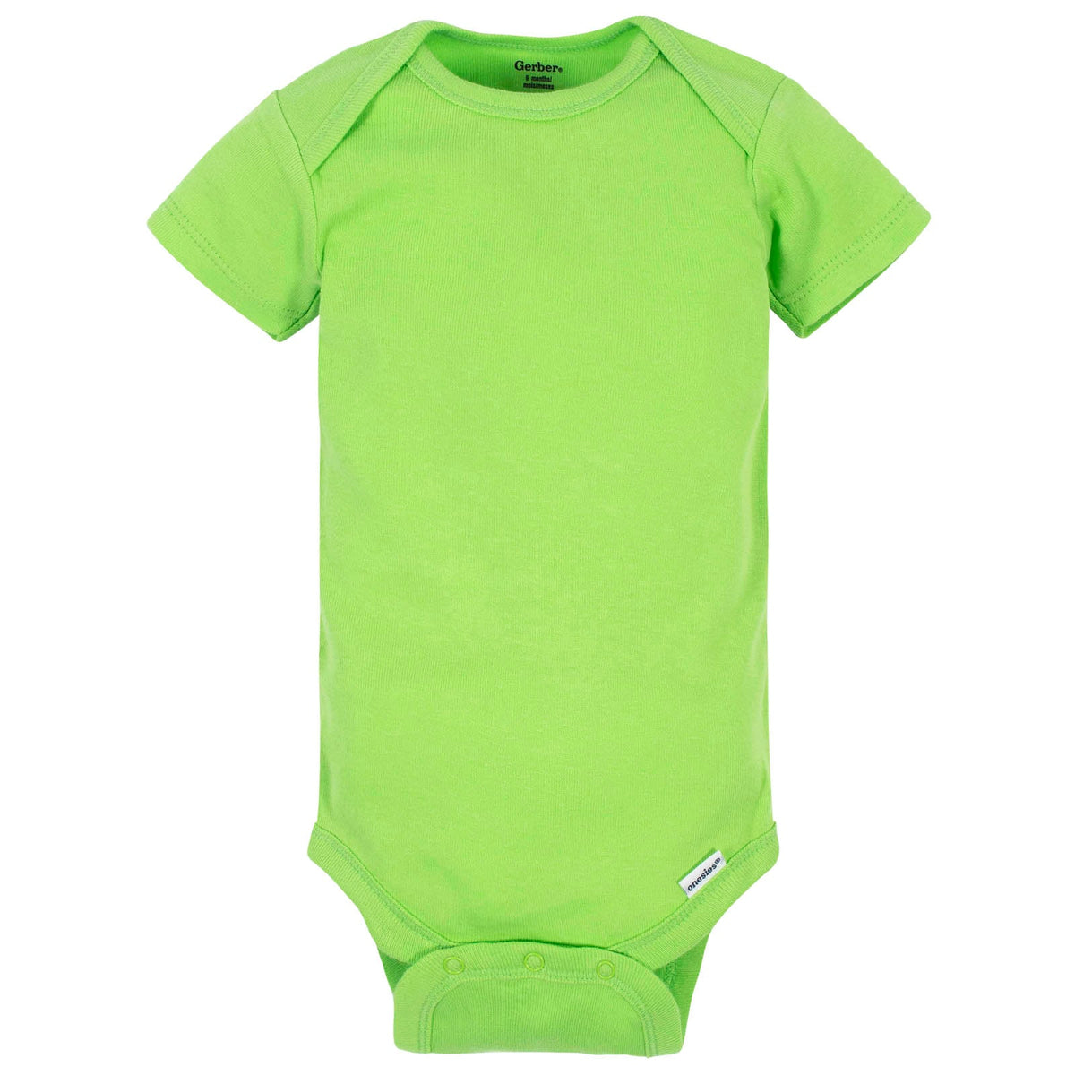 Short Sleeve Green Onesies Bodysuit