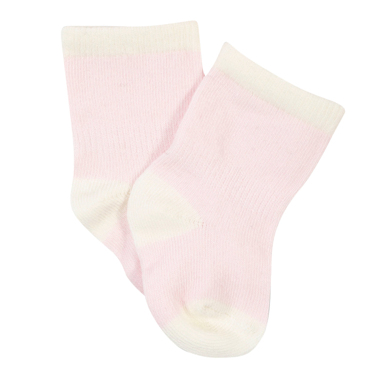 6-Pack Baby Girls Rainbow Wiggleproof Socks, view 6