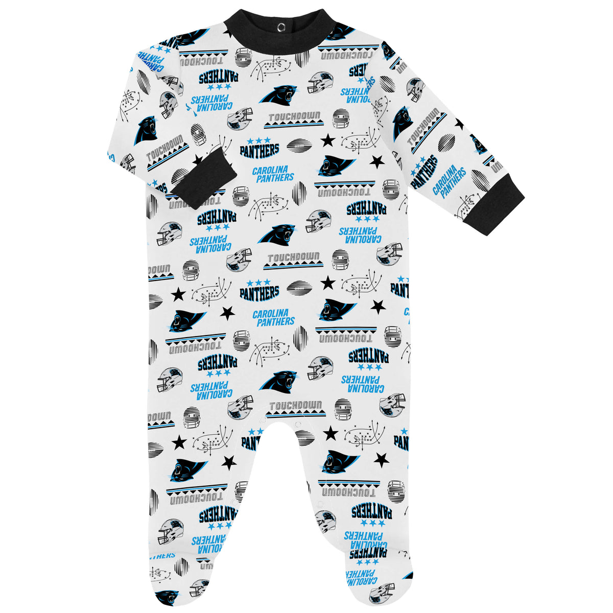 3-Piece Baby Boys Panthers Bodysuit, Sleep 'N Play & Cap Set, view 4