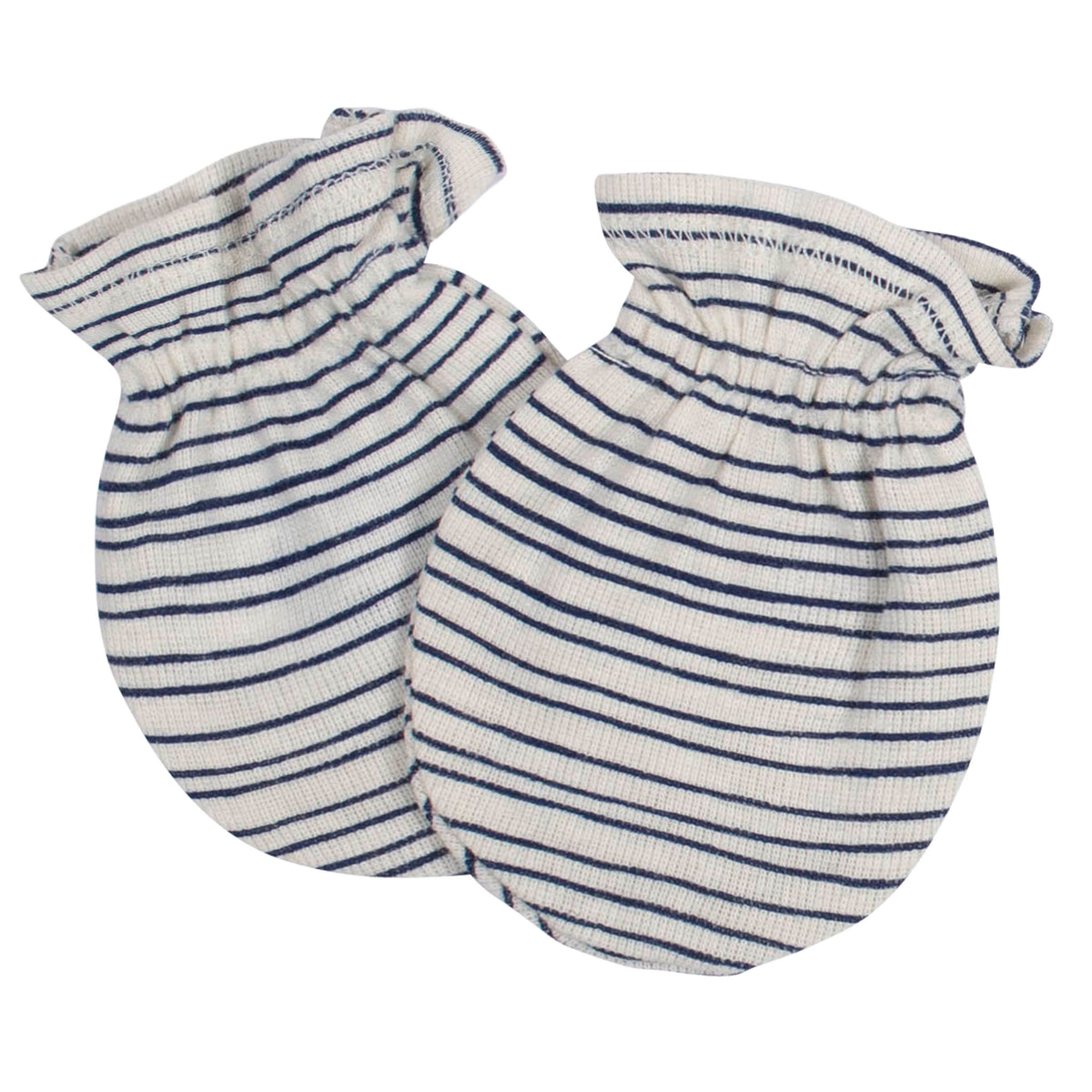 3-Pack Baby Boys Raccon No Scratch Mittens, view 3