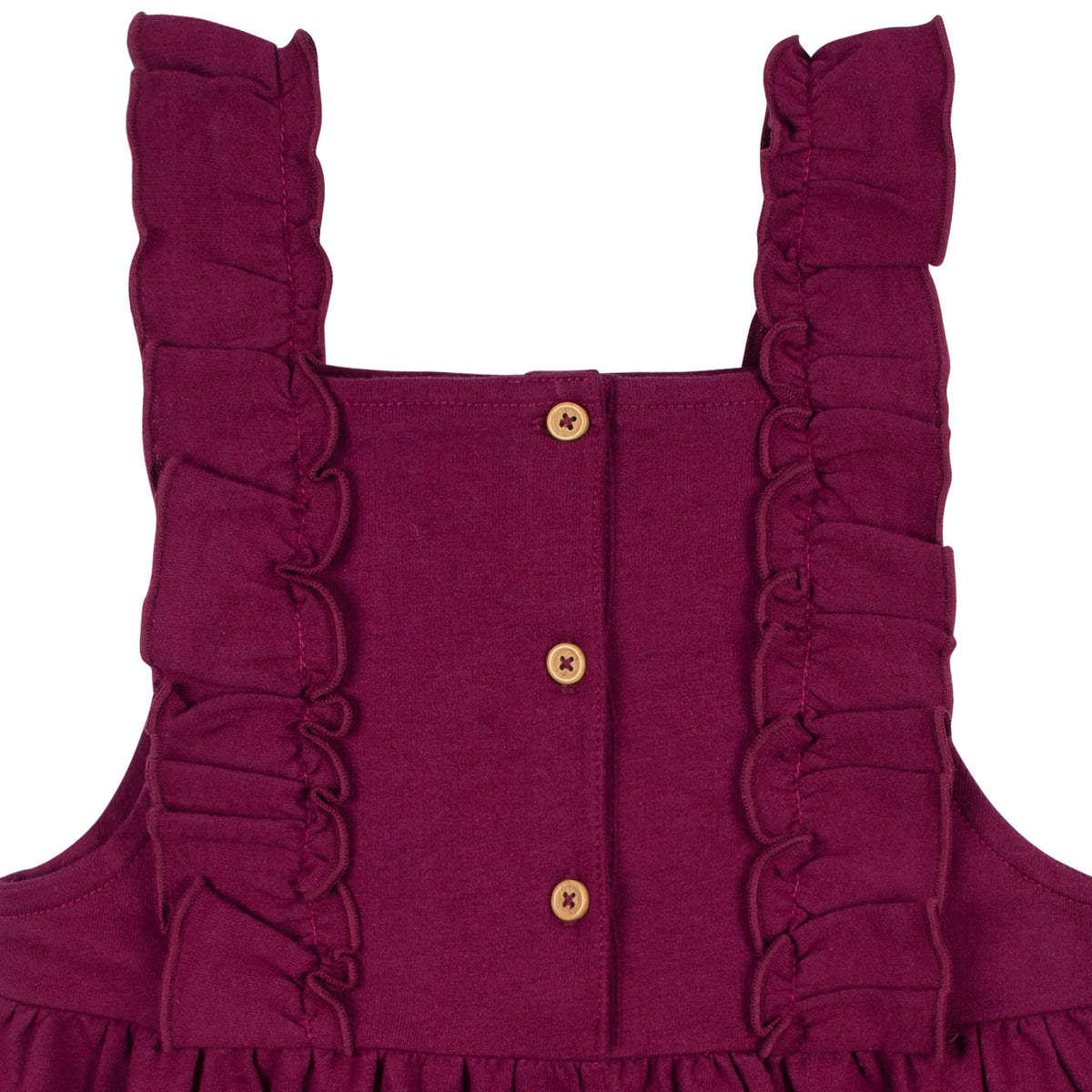 2-Piece Infant & Toddler Girls Purple Floral Jumper & Top Set, view 5
