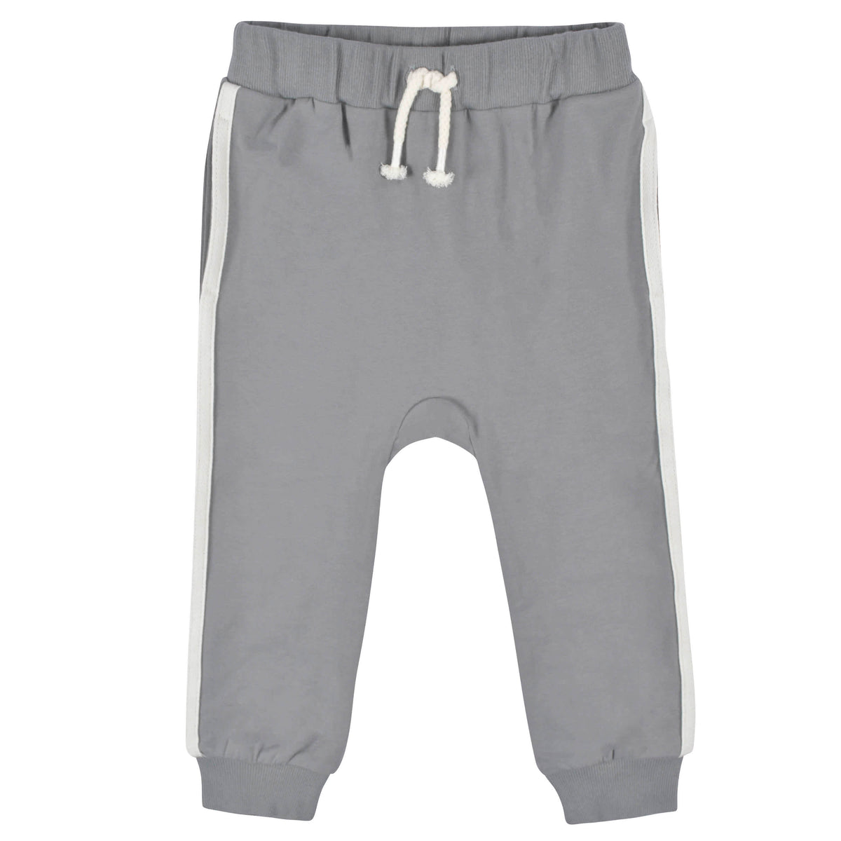 3-Pack Infant & Toddler Boys Mustard & Gray Joggers, view 3