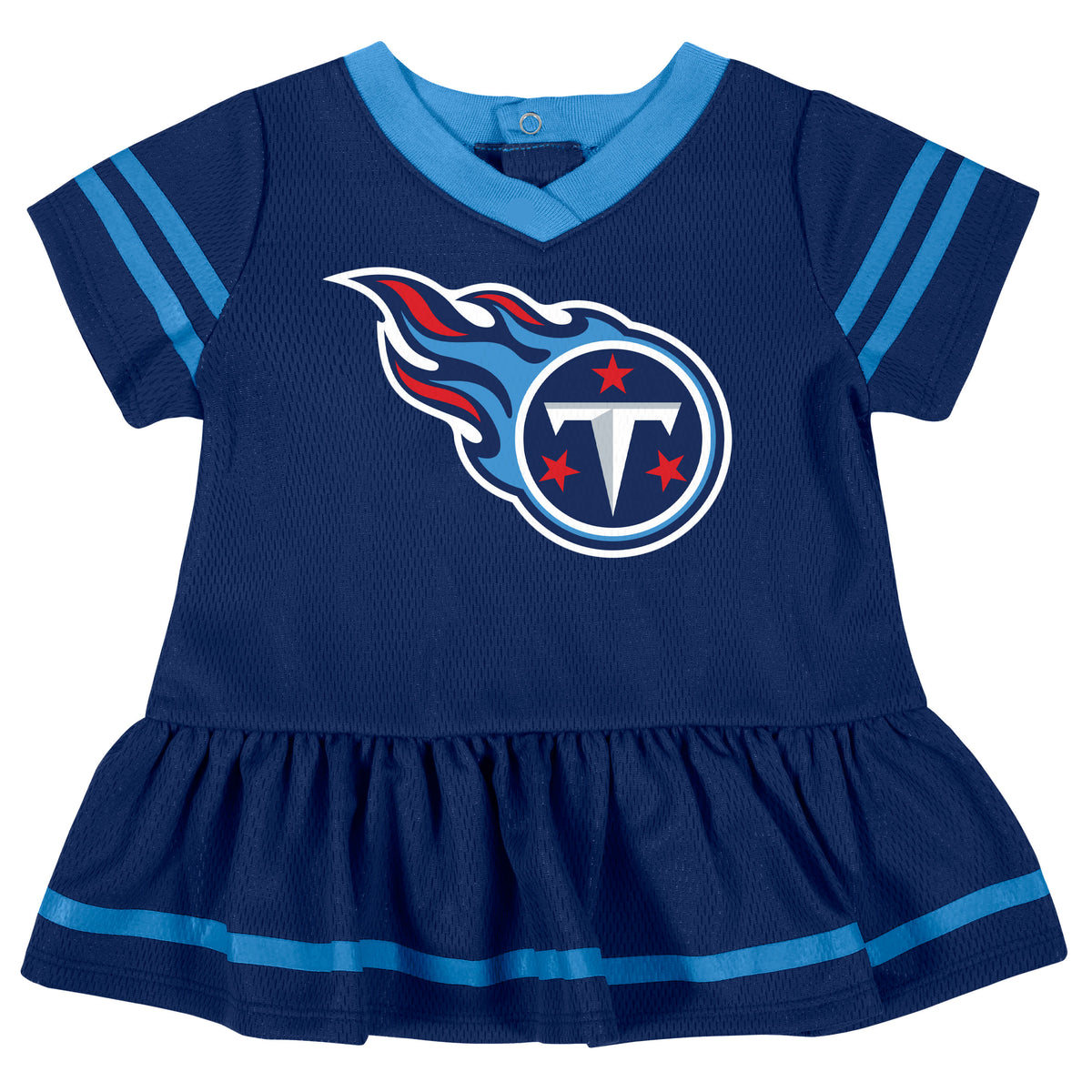2-Piece Baby Girls Titans Dress & Diaper Cover Set, view 2