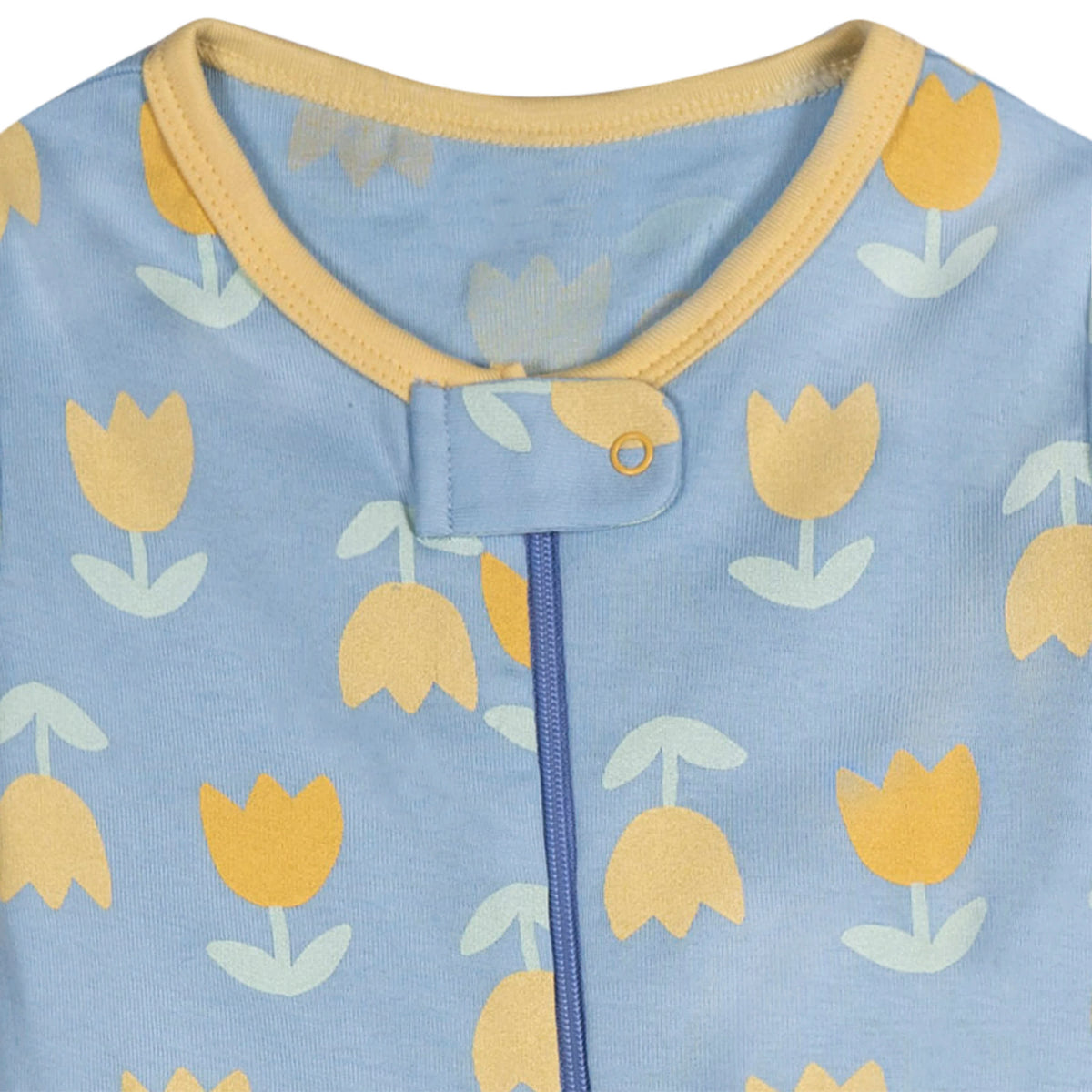 2-Pack Baby Girls Lemons Footed Pajamas, view 5