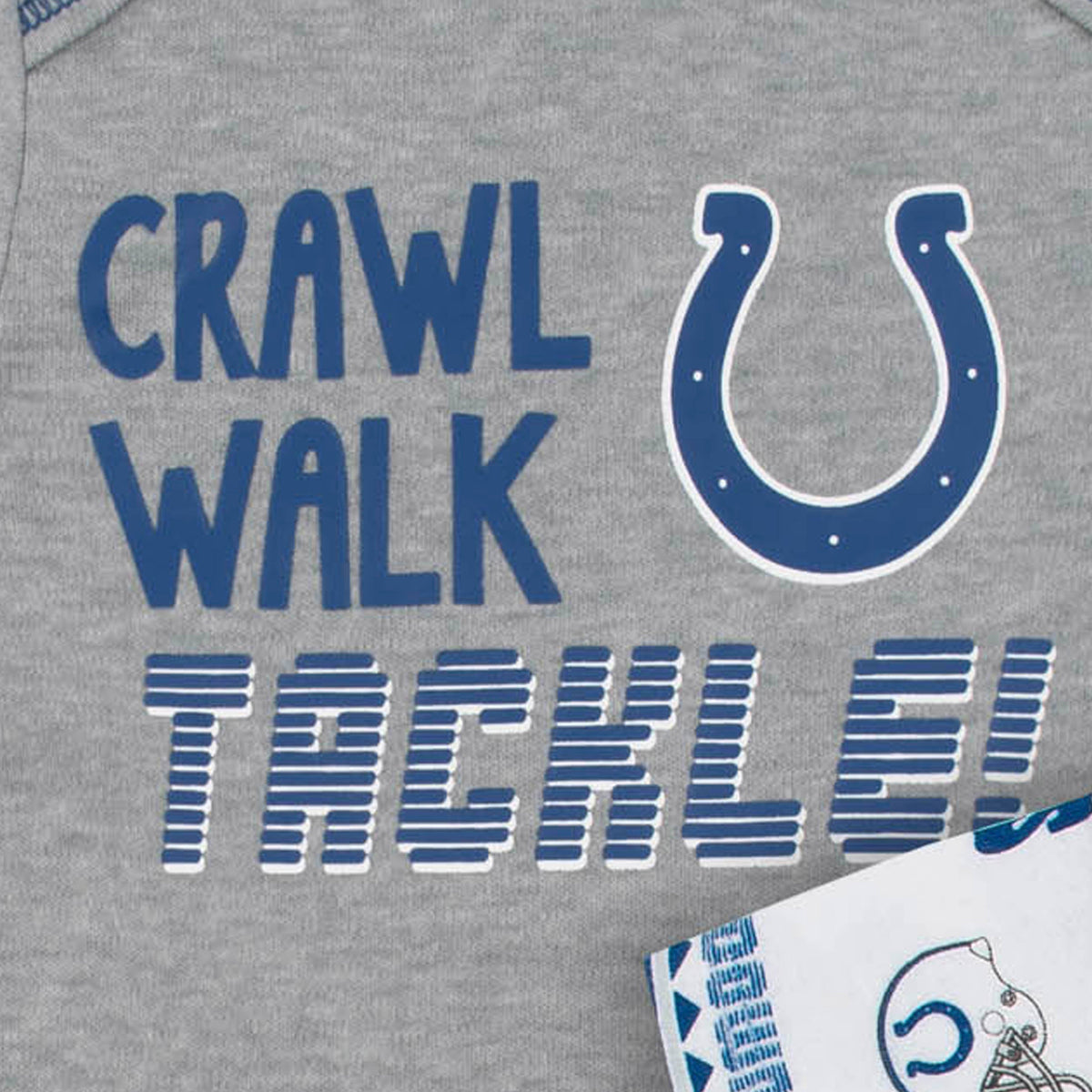 3-Pack Indianapolis Colts Short Sleeve Bodysuits, view 2