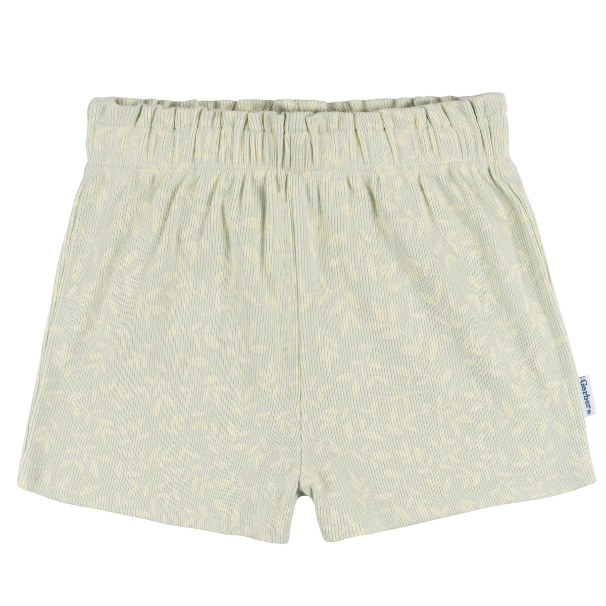 2-Piece Infant & Toddler Girls Green Leaves Shirt and Shorts Set, view 9
