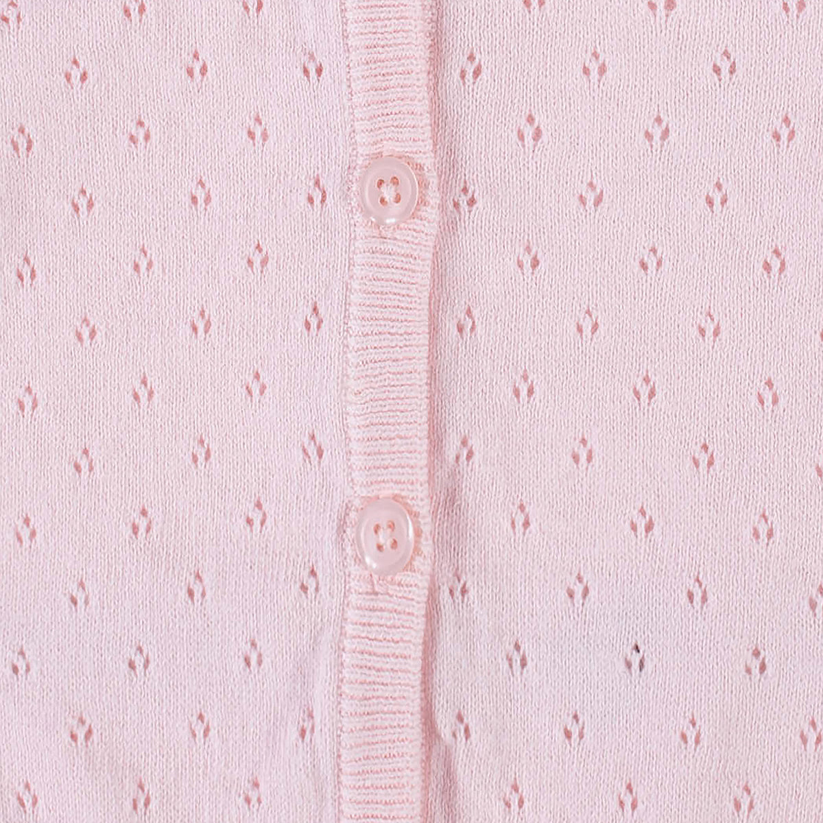 Baby & Toddler Girls Pink Pointelle Cardigan, view 4