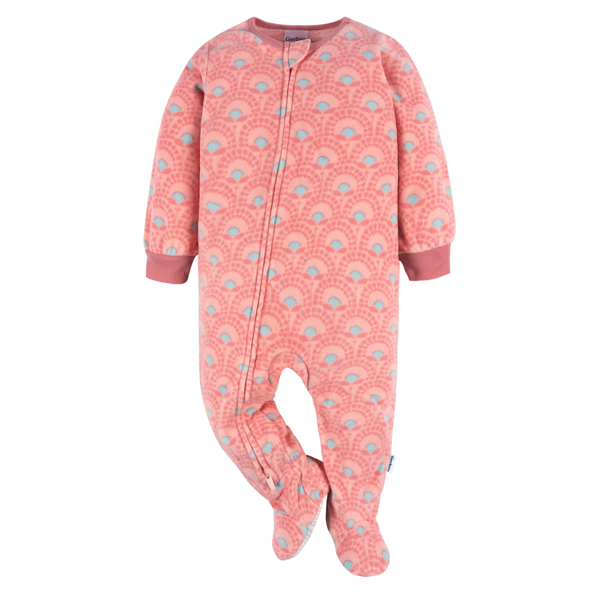 3-Pack Baby & Toddler Girls Pink Flamingos Fleece Pajamas, view 4