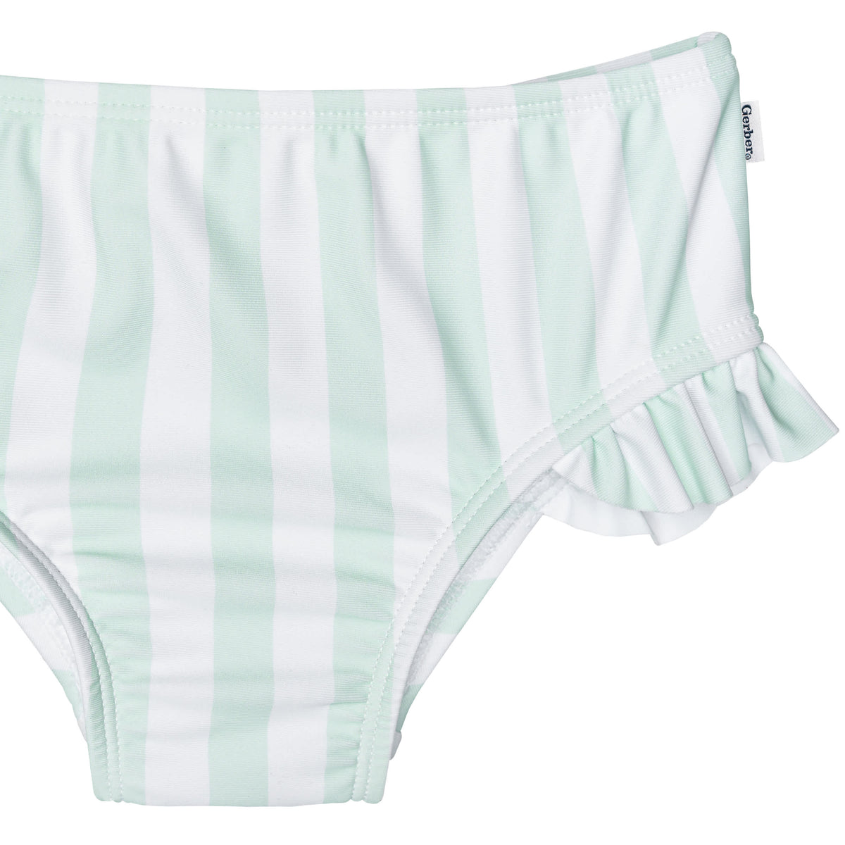 2-Piece Toddler Girls Stripe Swimsuit, view 9