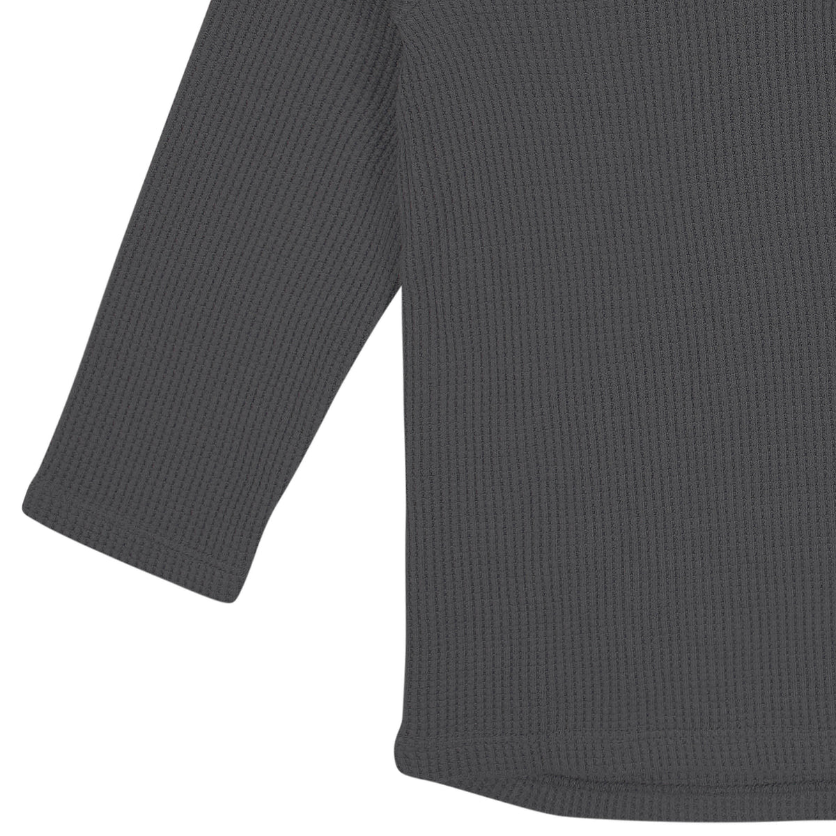 2-Piece Infant & Toddler Boys Charcoal Waffle Hoodie & Jogger Set, view 5
