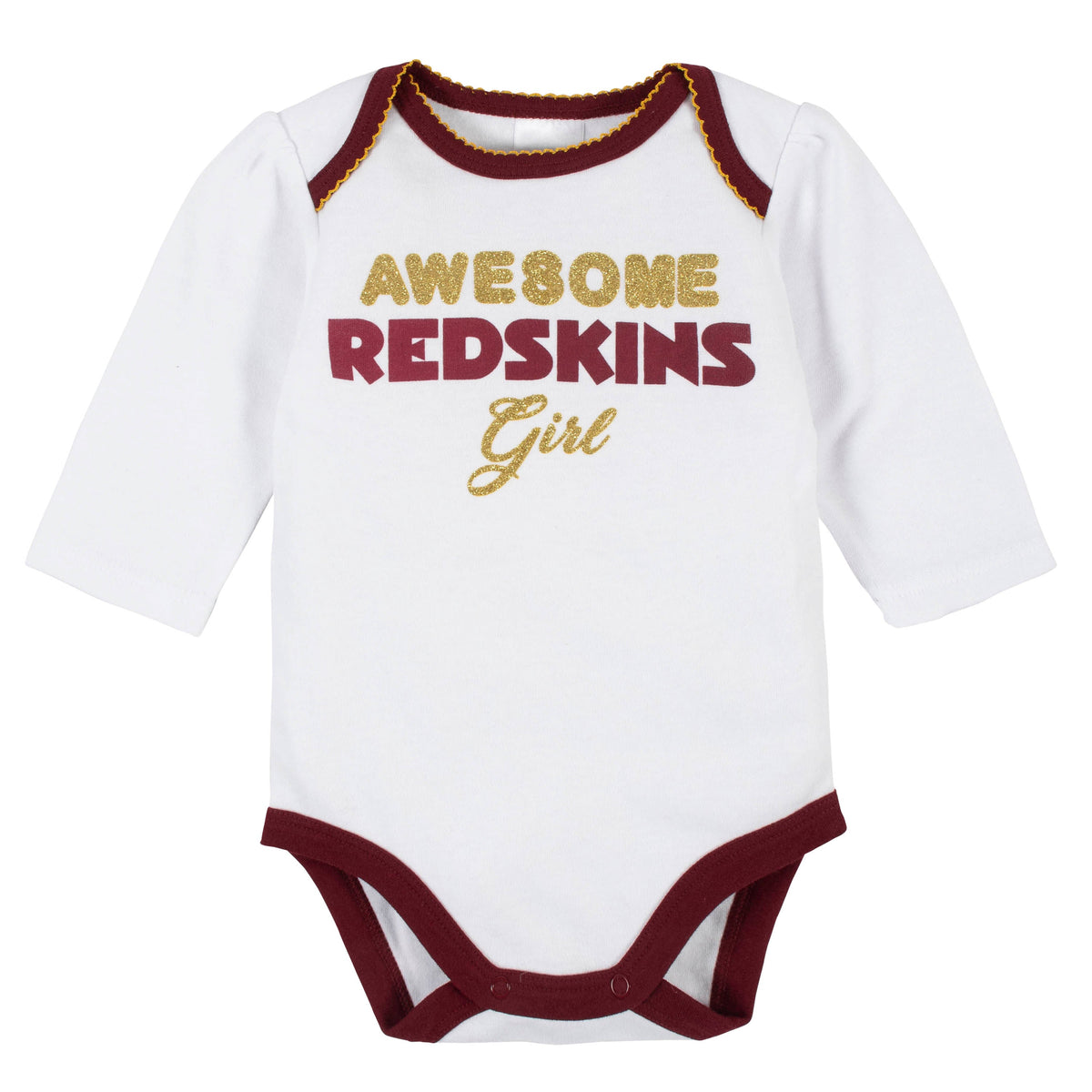 3-Piece Washington Redskins Bodysuit, Pant, and Cap Set, view 2