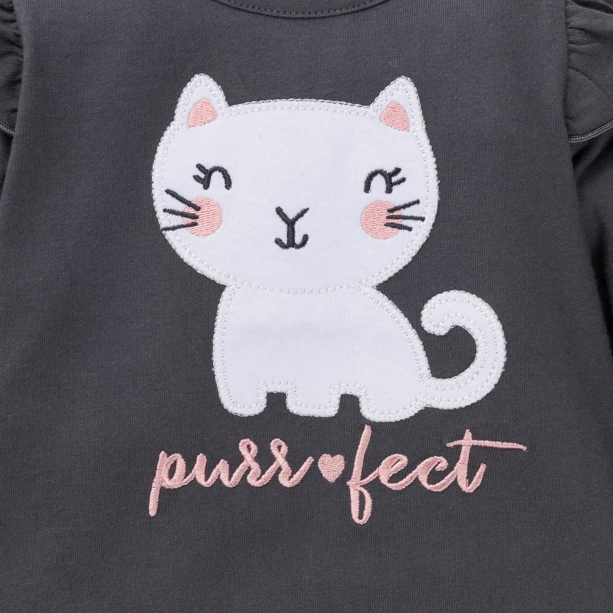 2-Piece Baby & Toddler Girls Kitty Tunic & Legging Set, view 2