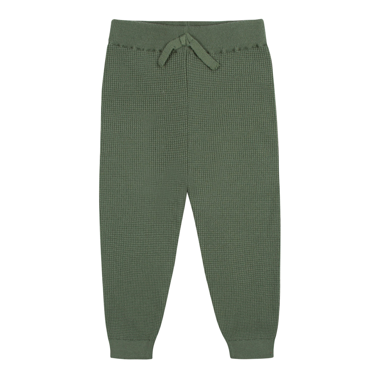 2-Piece Infant and Toddler Boys Olive Green Sweater Knit Set, view 8