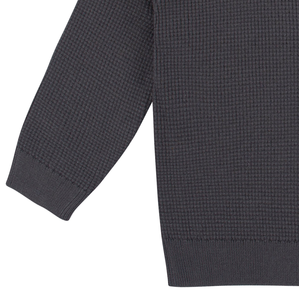 2-Piece Infant and Toddler Boys Charcoal Sweater Knit Set, view 4