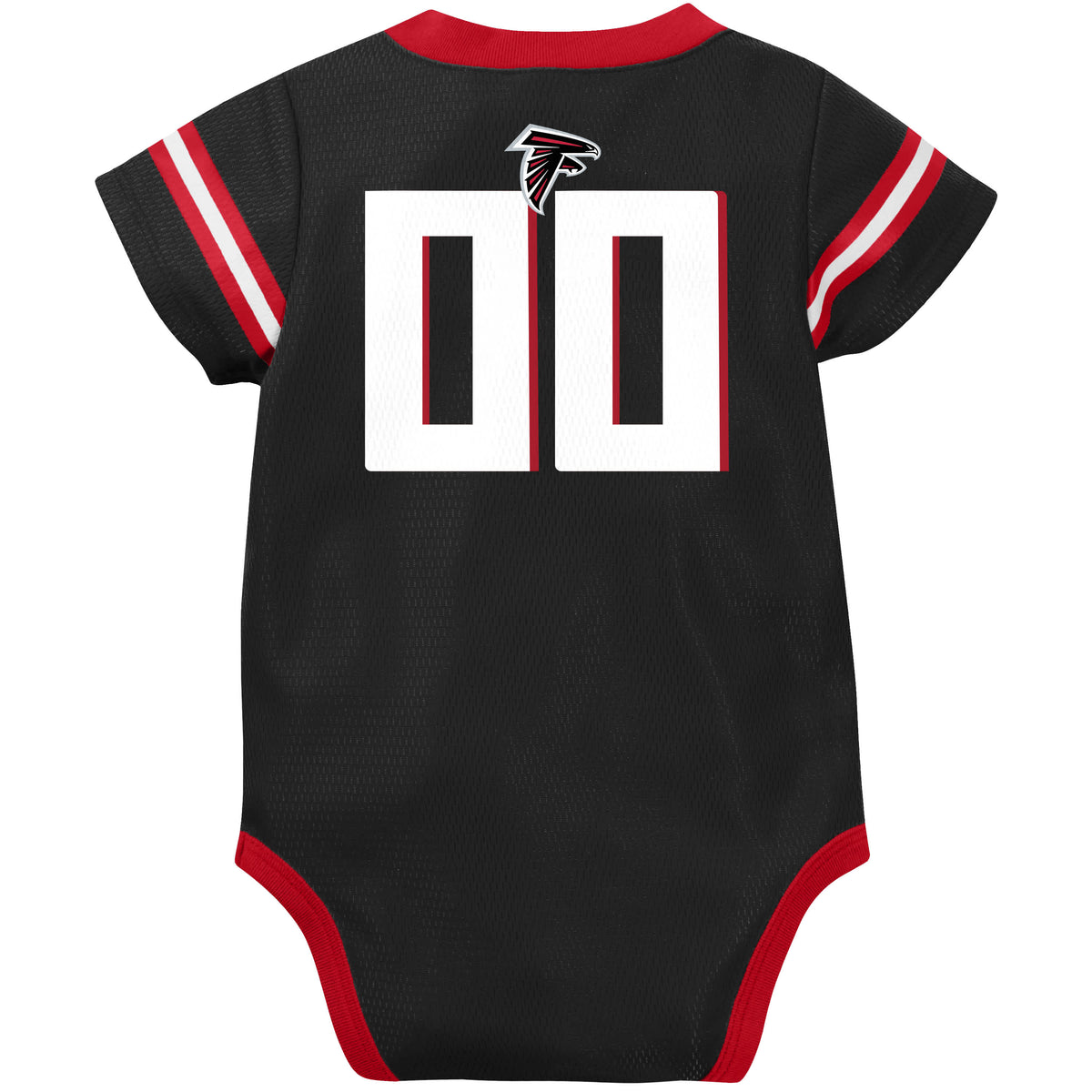 Baby Boys Falcons Short Sleeve Jersey Bodysuit, view 2