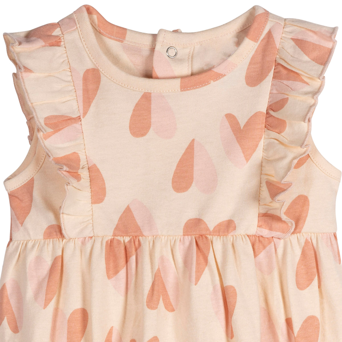 3-Pack Baby Girls Garden Rompers, view 3