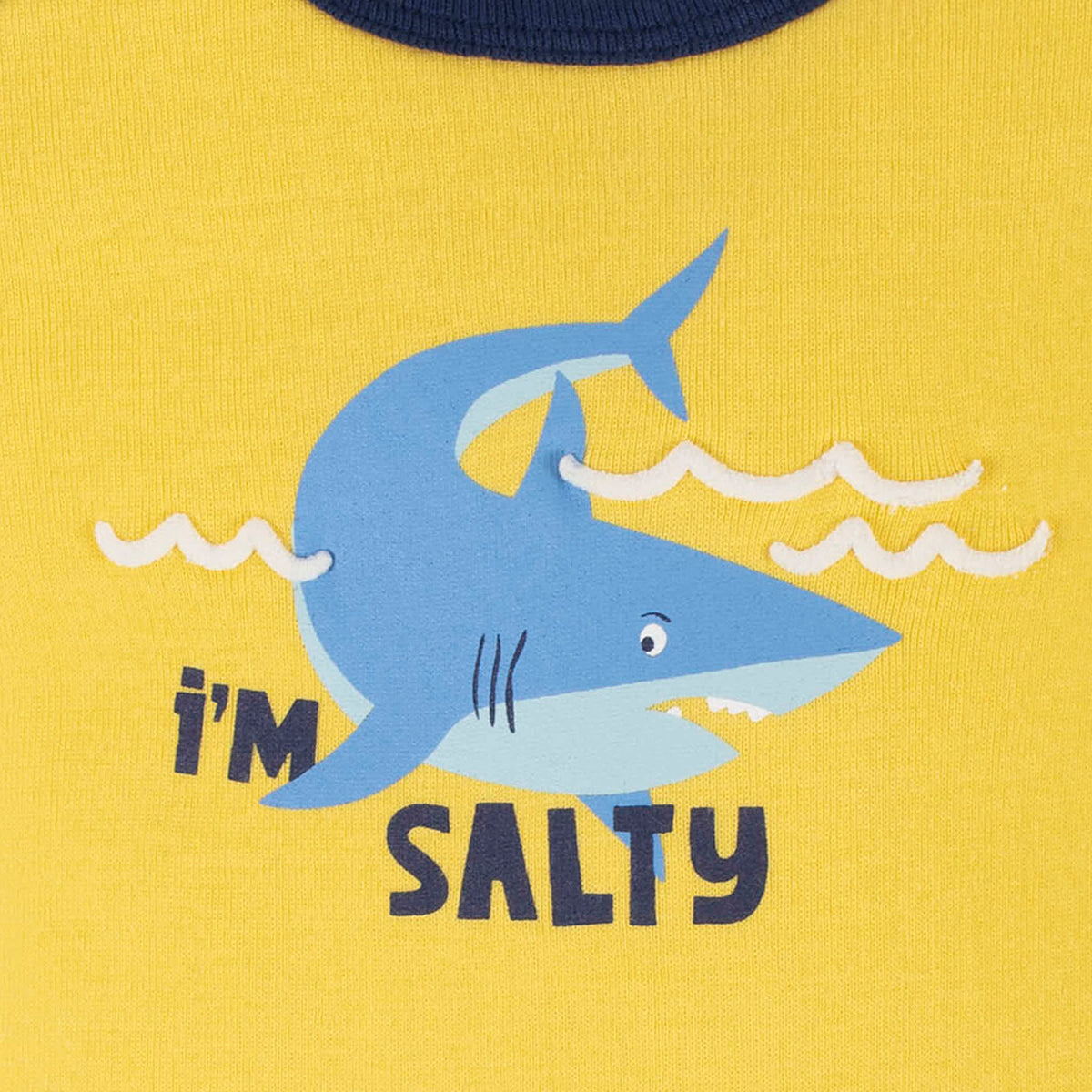4-Pack Baby Boys Shark Zone Short Sleeve Onesies Bodysuits, view 7