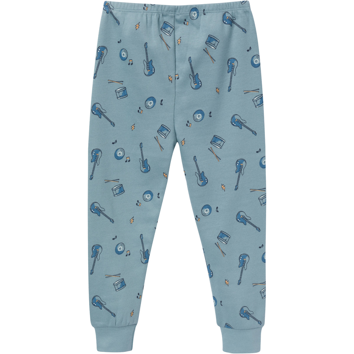 4-Piece Infant & Toddler Boys Guitars Pajamas Set, view 5