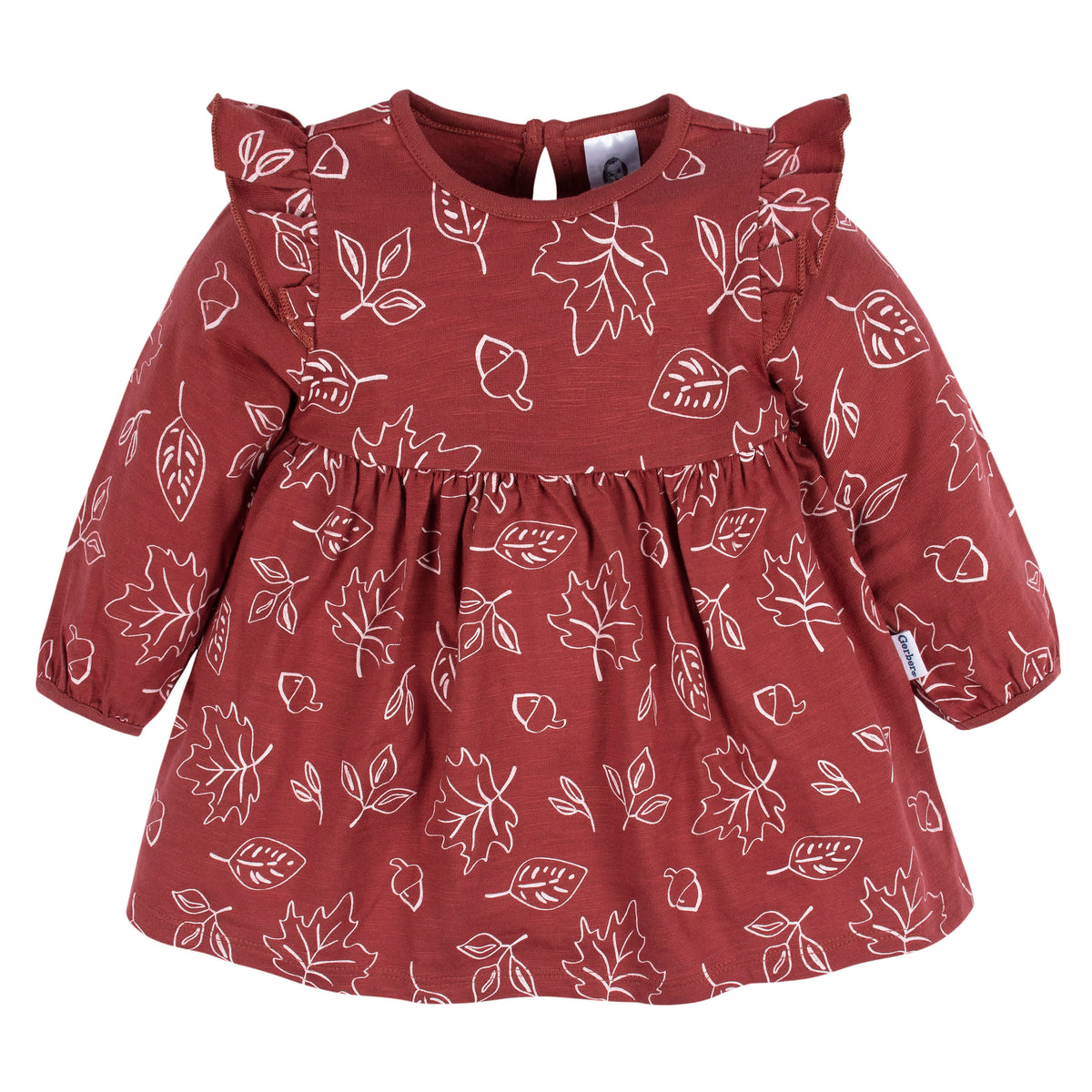 2-Pack Baby & Toddler Girls Leaves Babydoll Dresses, view 2