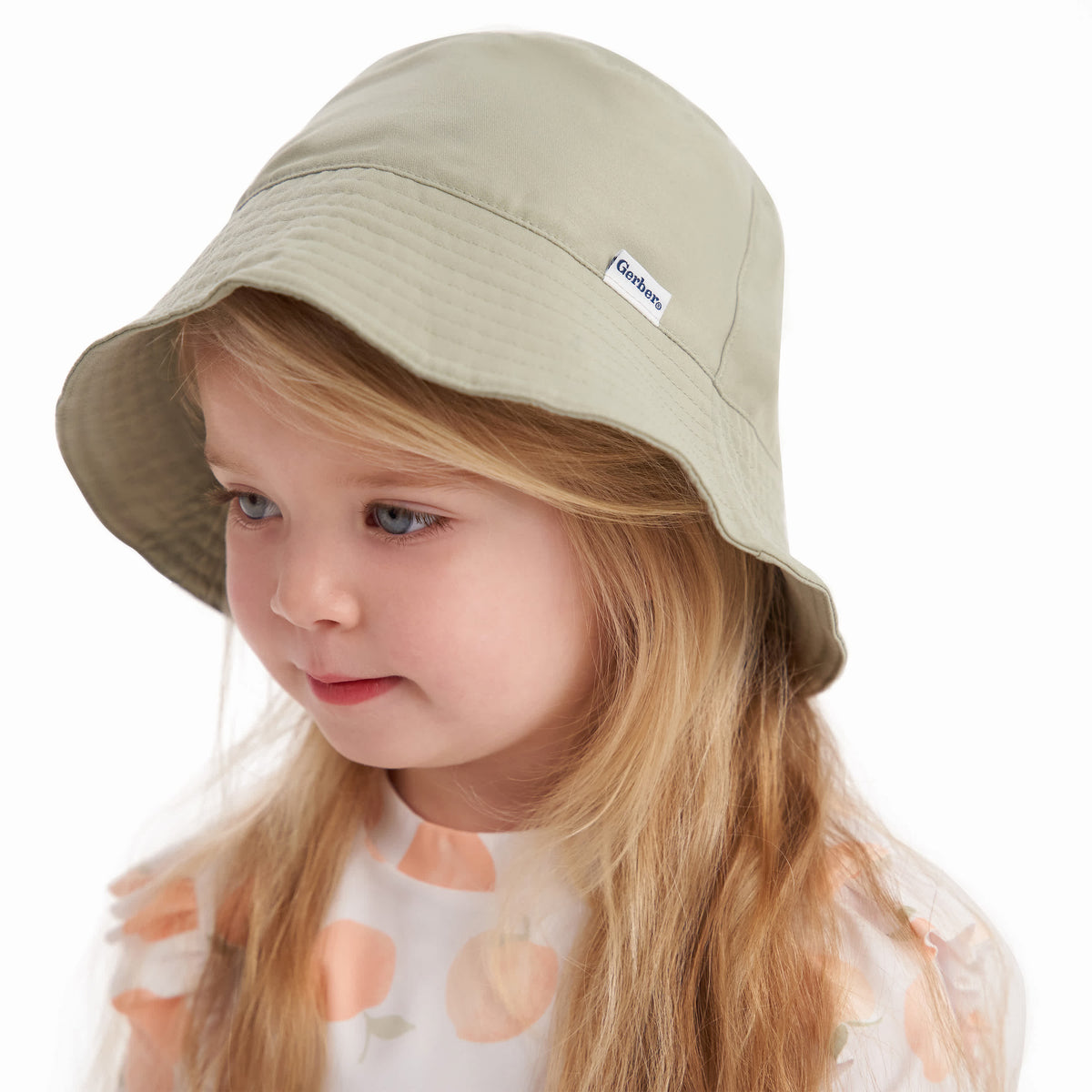 Toddler Neutral Olive Sun hat, view 2