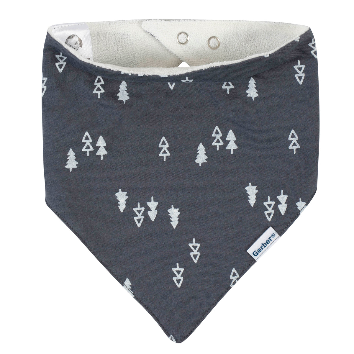 4-Pack Baby Boys Bear Bandana Bibs, view 3