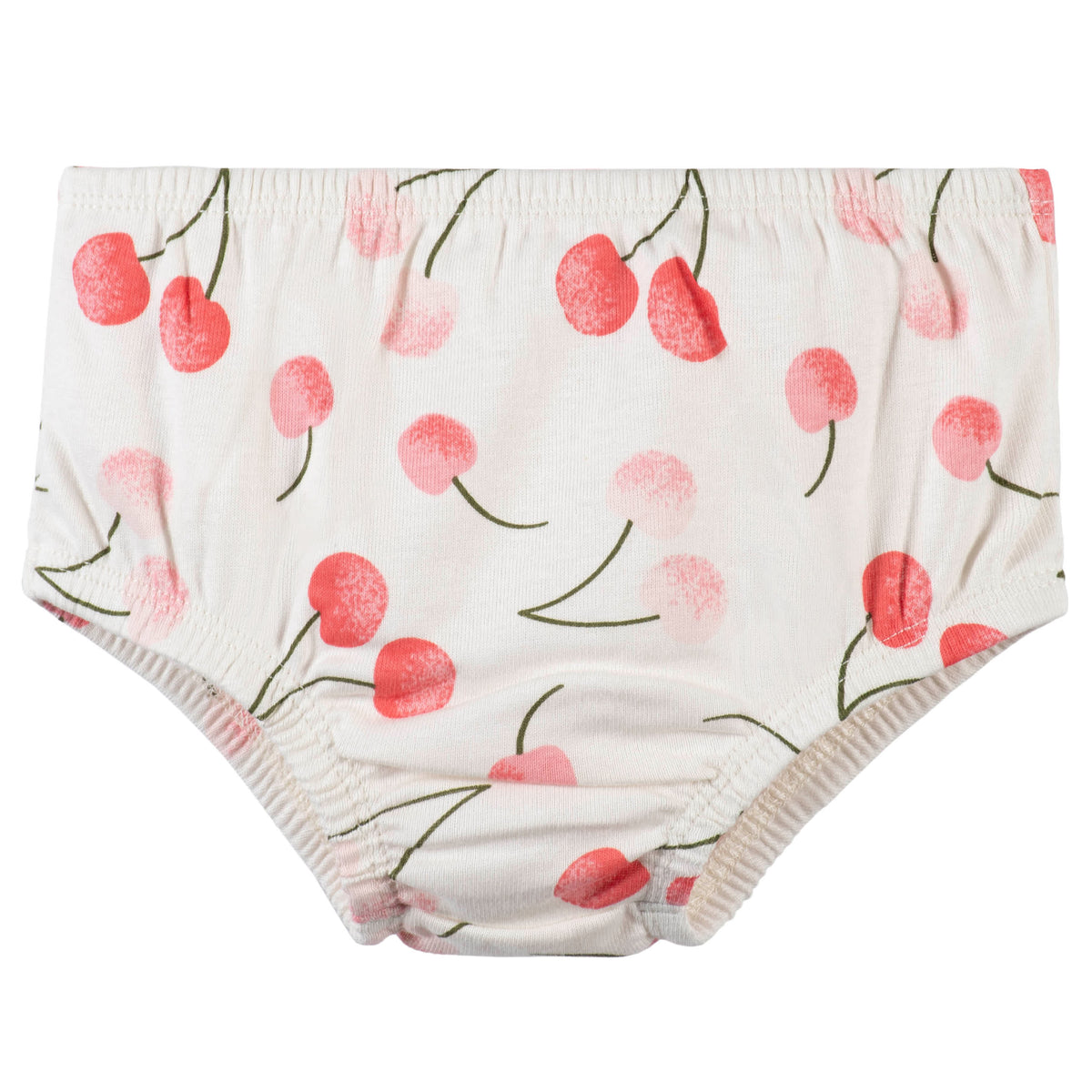 3-Piece Baby & Toddler Girls Cherry Kisses Dress, Diaper Cover & Headband Set, view 4