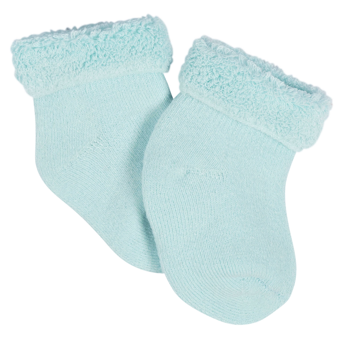 12-Pack Baby Girls Lavender Garden Terry Wiggle Proof Socks, view 8