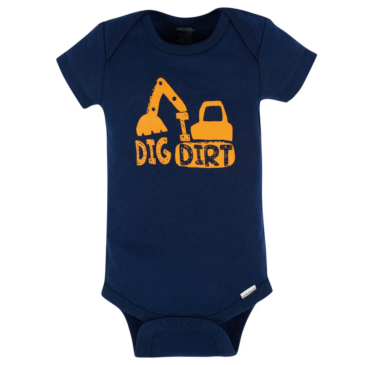 8-Pack Baby Boys Construction Zone Short Sleeve Onesies Bodysuits, view 4