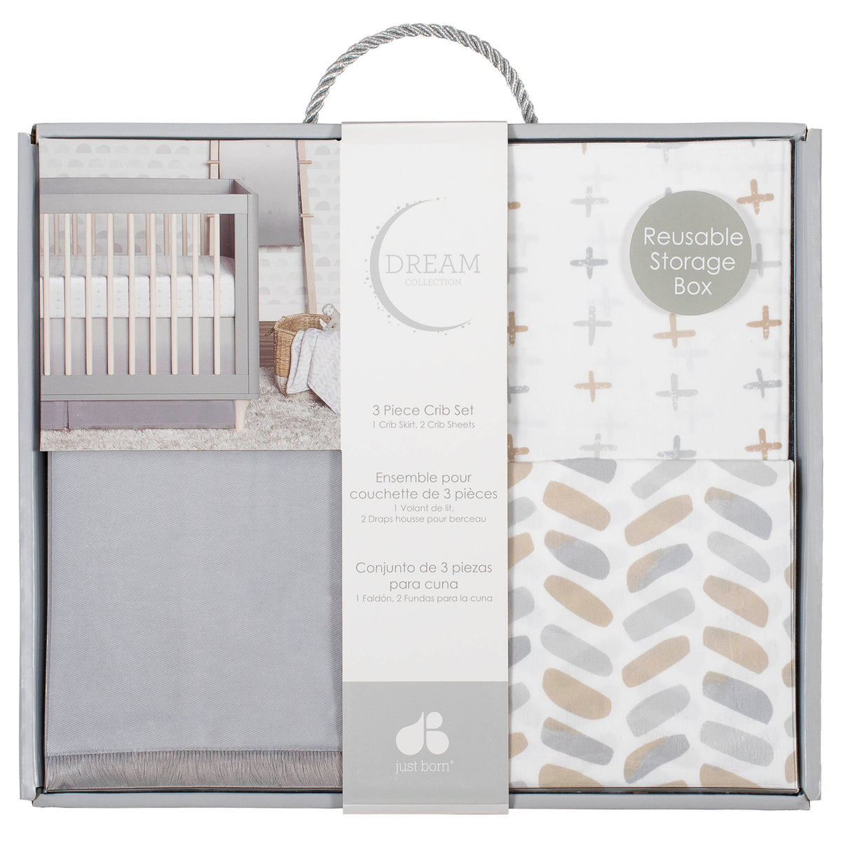 3-Piece Baby Neutral Ombre Mini Set