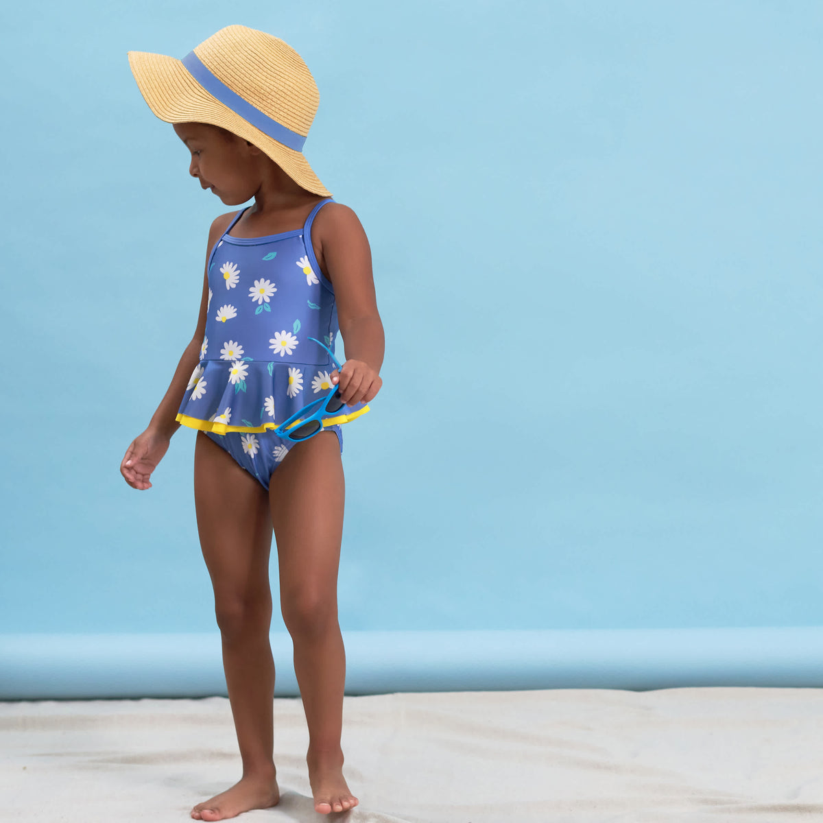 Baby & Toddler Girls Darling Daisy One-Piece Swimsuit, view 2