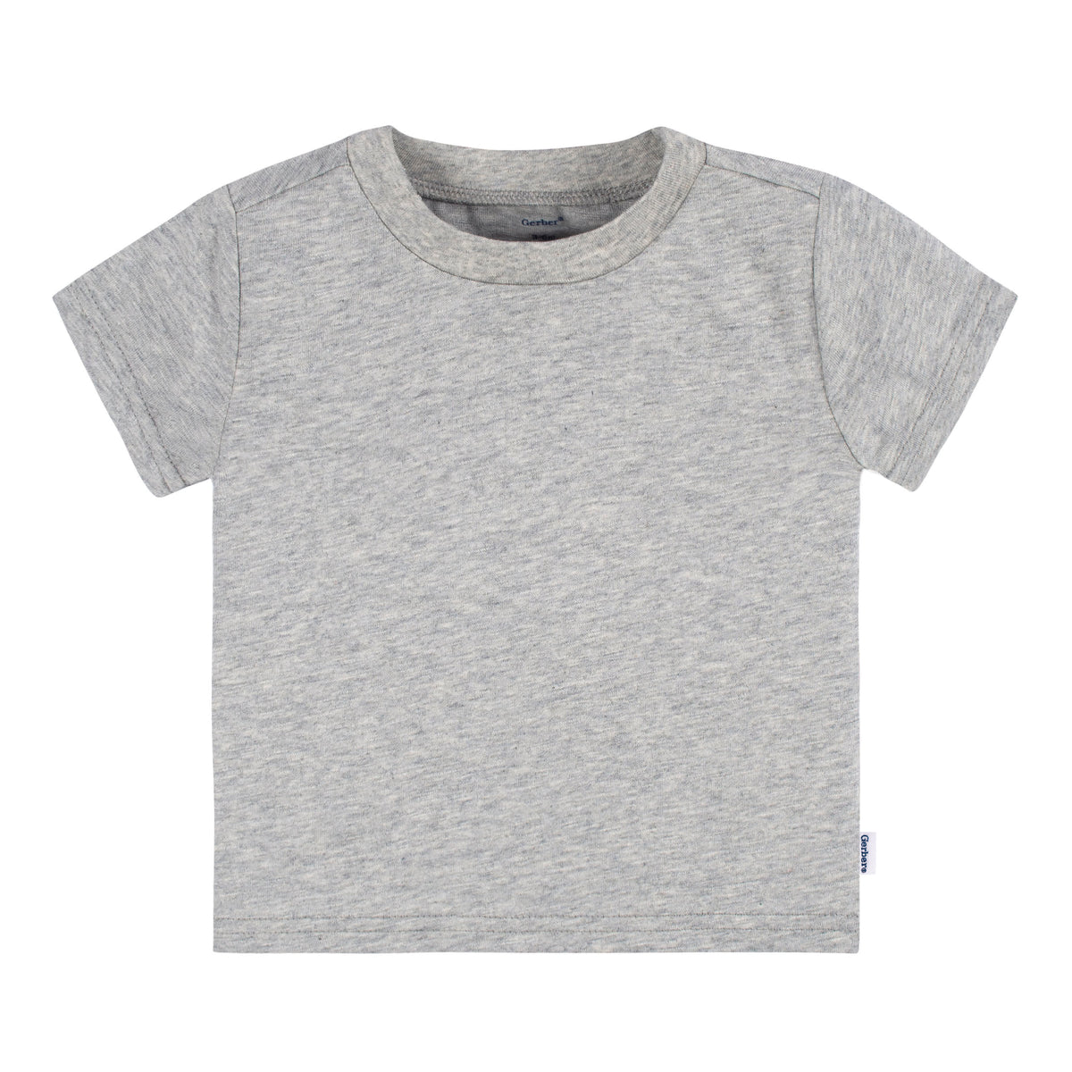 5-Pack Baby Neutral Greys Short Sleeve Tees, view 5