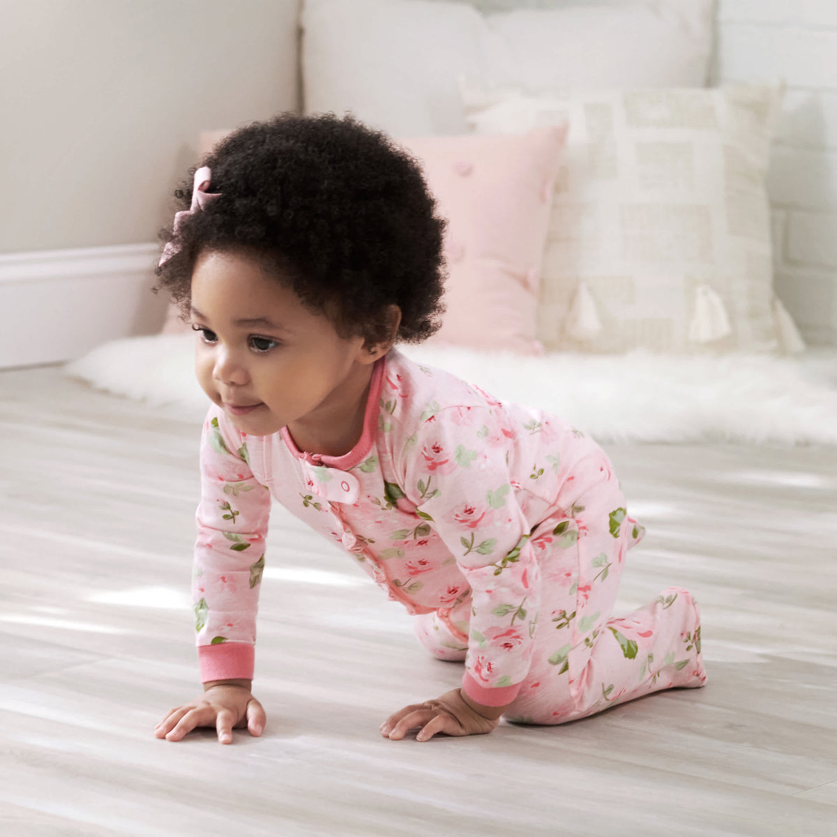 Baby Girls Roses Sleep 'N Play, view 6