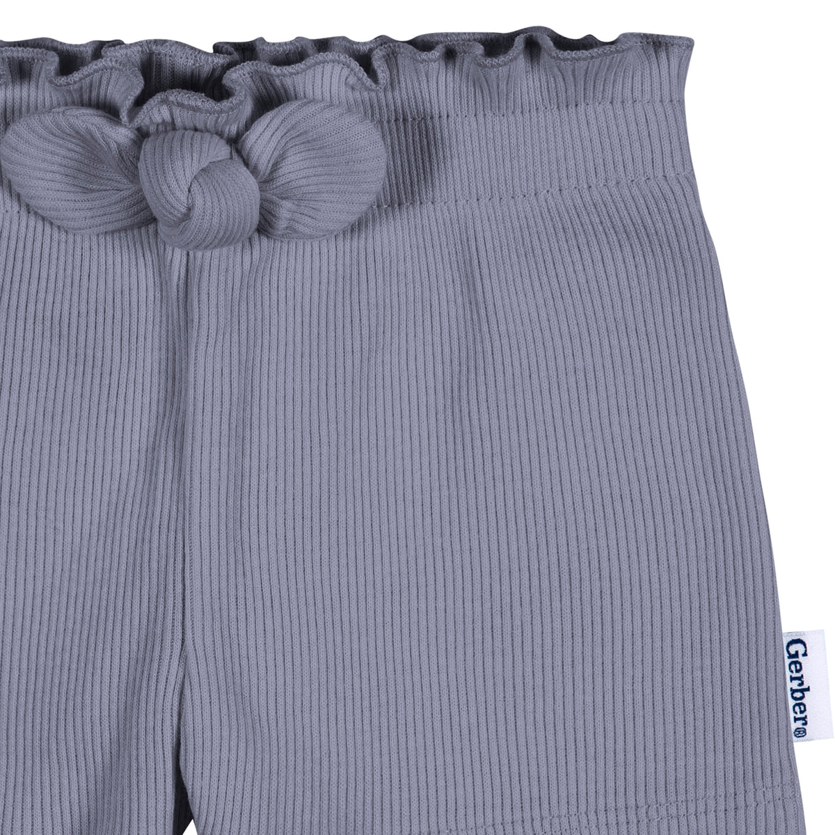3-Pack Baby & Toddler Girls Pink/Blue Pull-On Knit Short, view 3