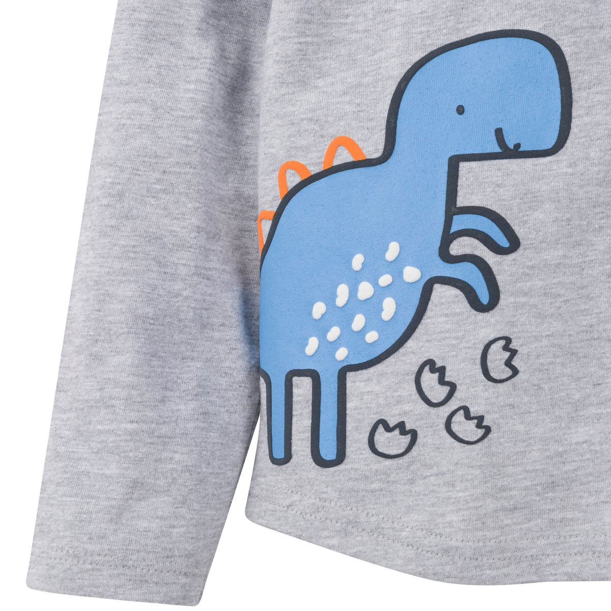 2-Piece Baby & Toddler Boys Dinosaurs Long Sleeve Shirt & Jogger Pants Set, view 3