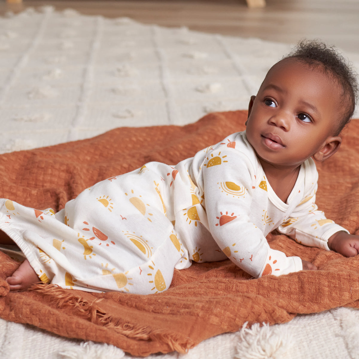 4-Pack Baby Neutral Southwest Gowns, view 3