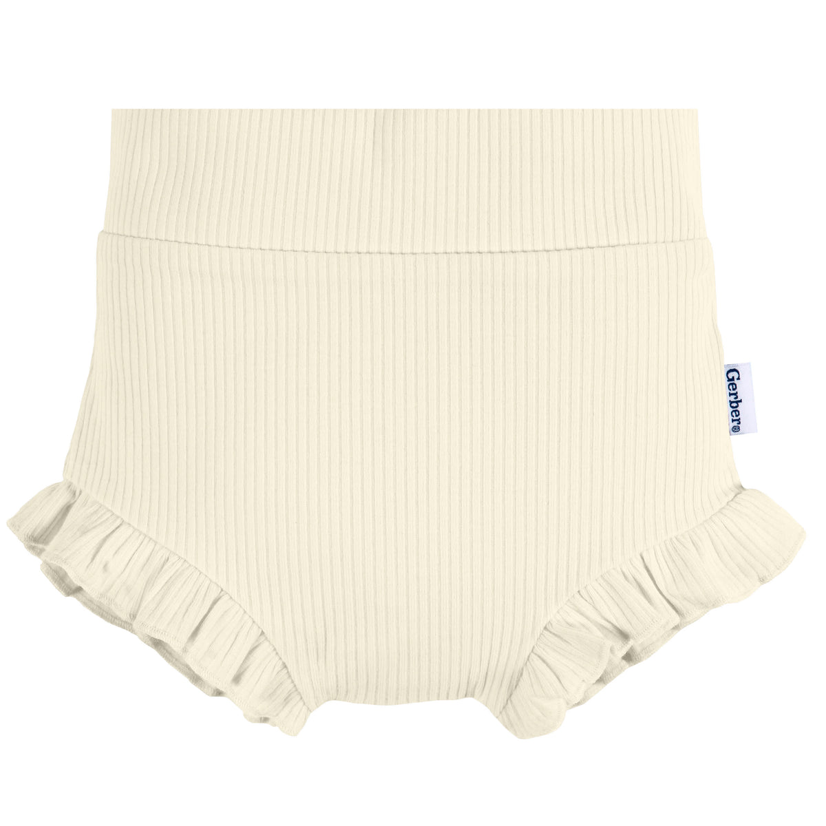 3-Pack Baby Girls White/Grey Heather/Black Bubble Short, view 6