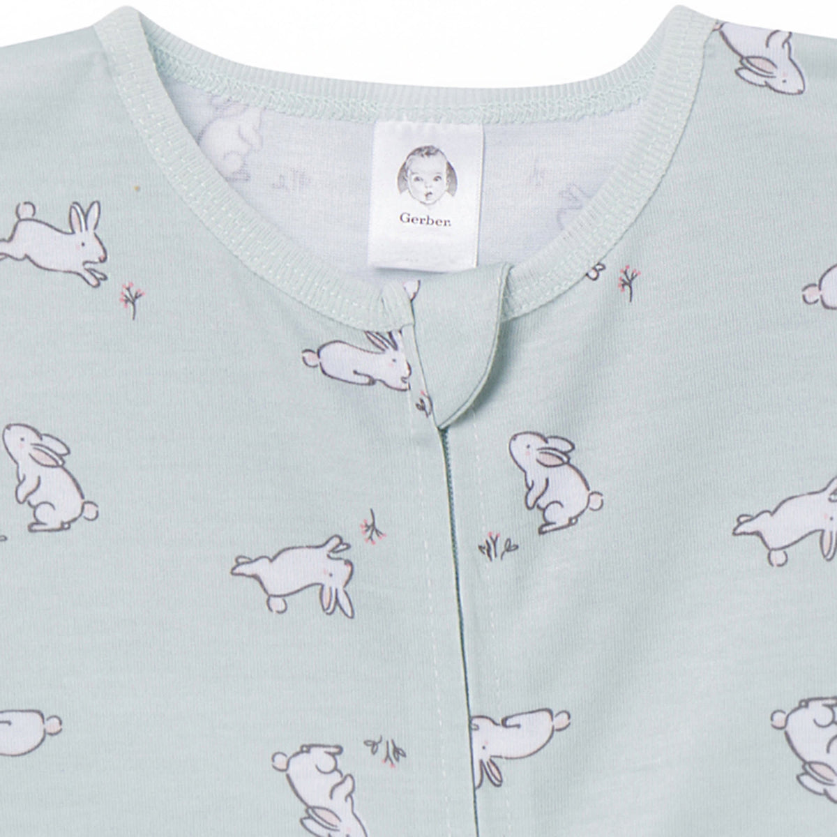 3-Pack Infant & Toddler Girls Bunnies Footless Pajamas, view 11