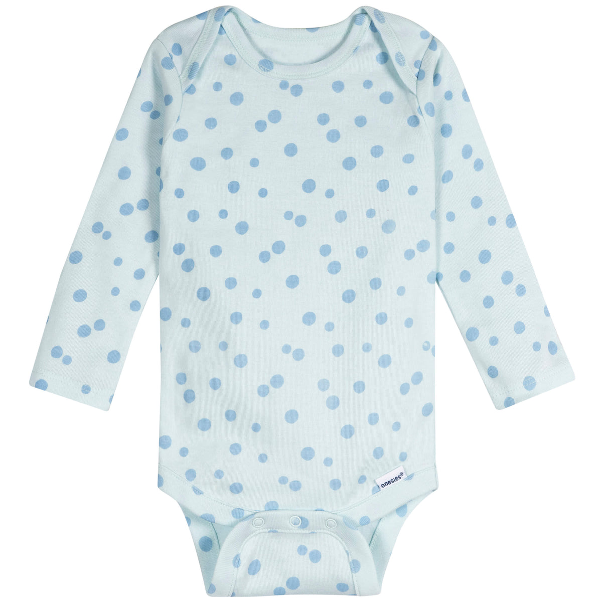 6-Pack Baby Girls Pears Long Sleeve Onesies Bodysuits, view 2
