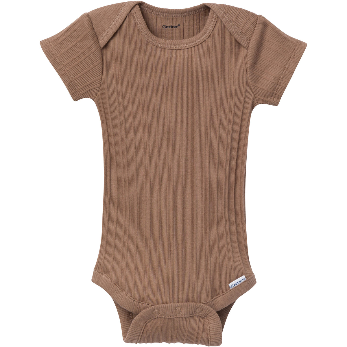 6-Pack Baby Neutral Tan Little Apples Onesies Bodysuits, view 5