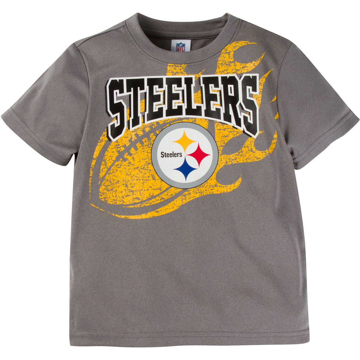 Toddler Boys Steelers Short Sleeve Performance Tee
