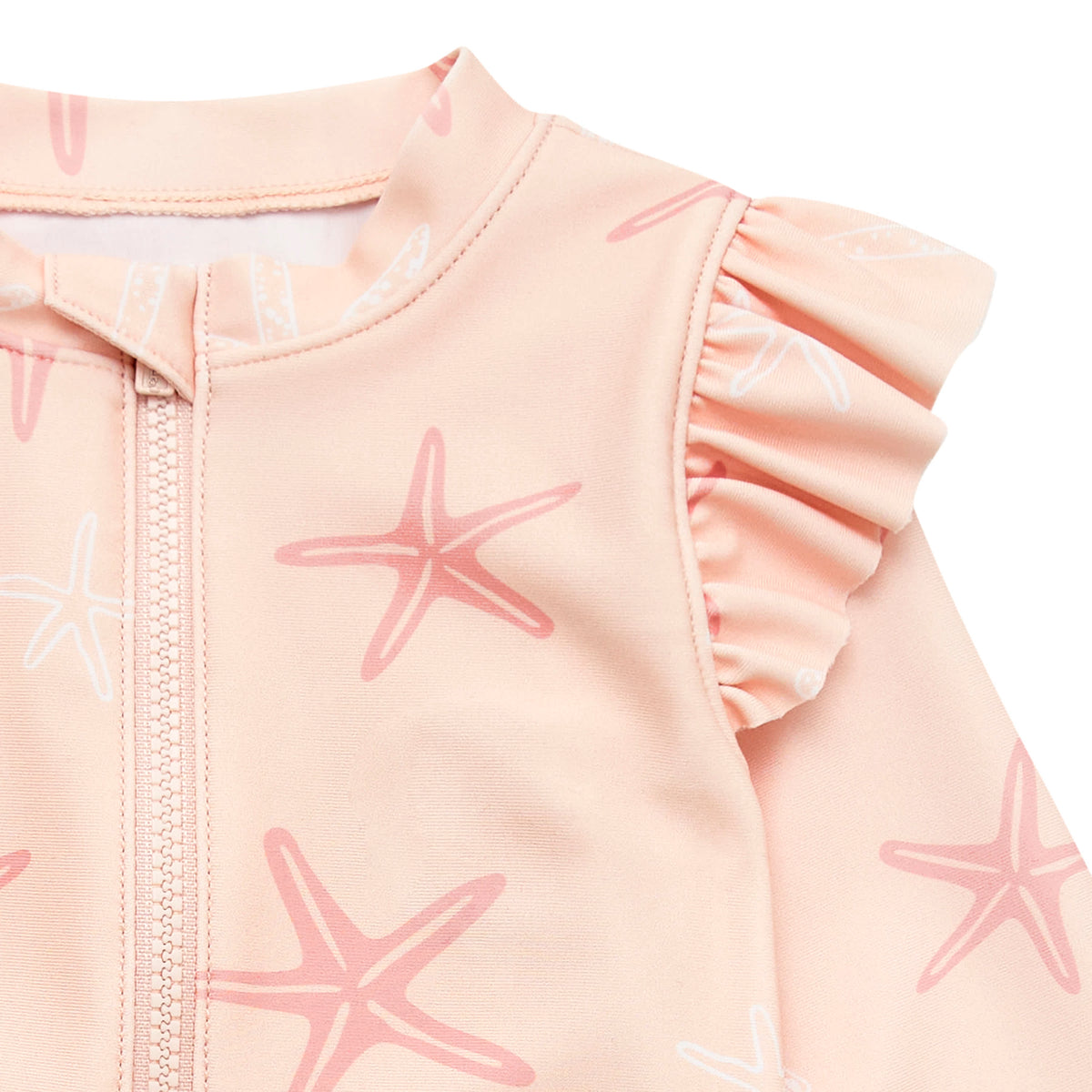 Baby Girls Starfish Rashguard, view 4