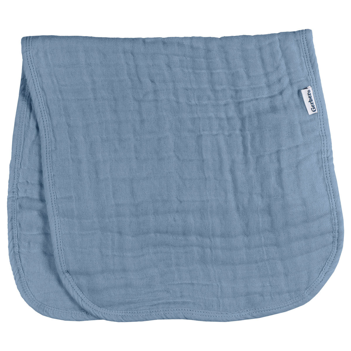 6-Pack Baby Boys Multi Blues Browns Muslin Burpcloth, view 7