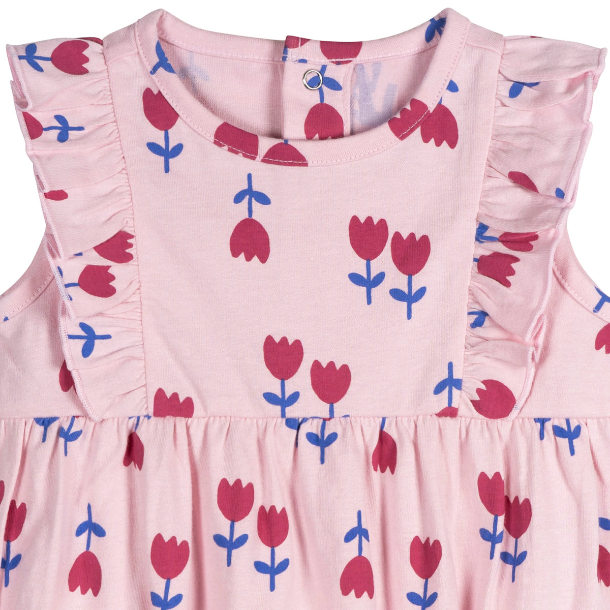 3-Pack Baby Girls Strawberries Rompers, view 3