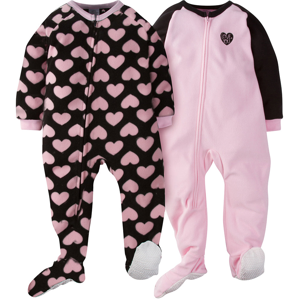 Gerber Toddler Girl 2-pack Love Blanket Sleeper
